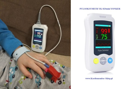 Pulsoksymetr YK820mini pomiar pulsu u dzieci wykrywa częstoskurcz.jpg