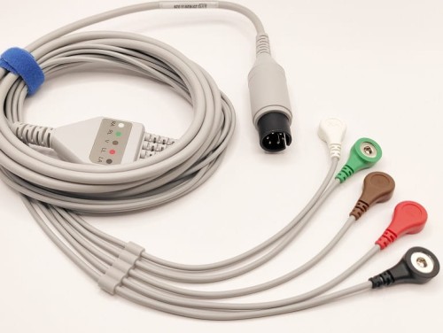 Kabel odprowadzeń EKG monitor pacjenta Contec CMS 8000, CMS 7000, CMS 6000.jpg