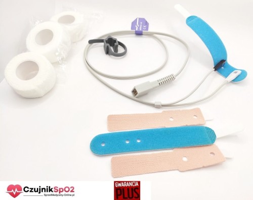 Czujnik pulsoksymetru dla noworodka dziecka na stopę monitora pacjenta kardiomonitora Compact 3 5 7.jpg